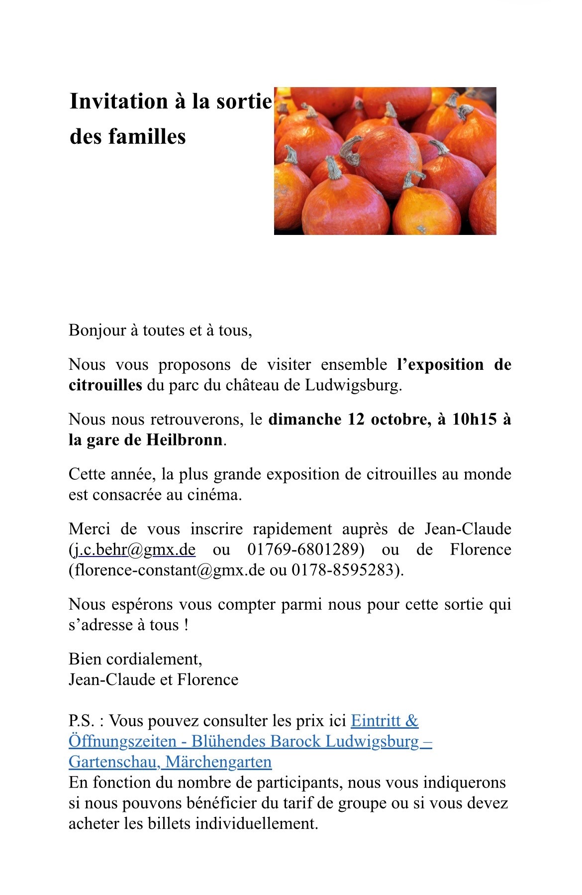 Sorties octobre 2025